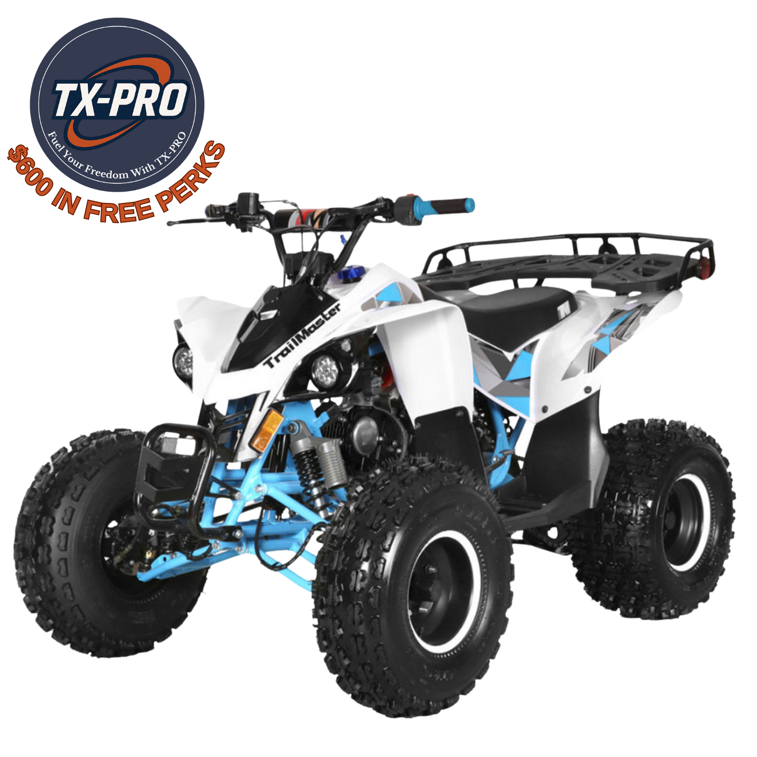 TX-PRO F125 Youth ATV, 125Cc, 4-stroke, 8" wheel, Automatic with Reverse - Delivered Assembled & Tested + $600 Free Perks