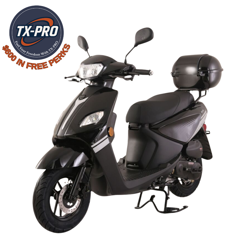 TX-PRO Flash 50 Scooter with Electric & Kick Start - Delivered Assembled & Tested + $600 Free Perks
