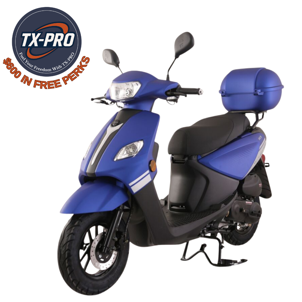 TX-PRO Flash 50A assembled version Scooter with Electric & Kick Start - Delivered Assembled & Tested + $600 Free Perks