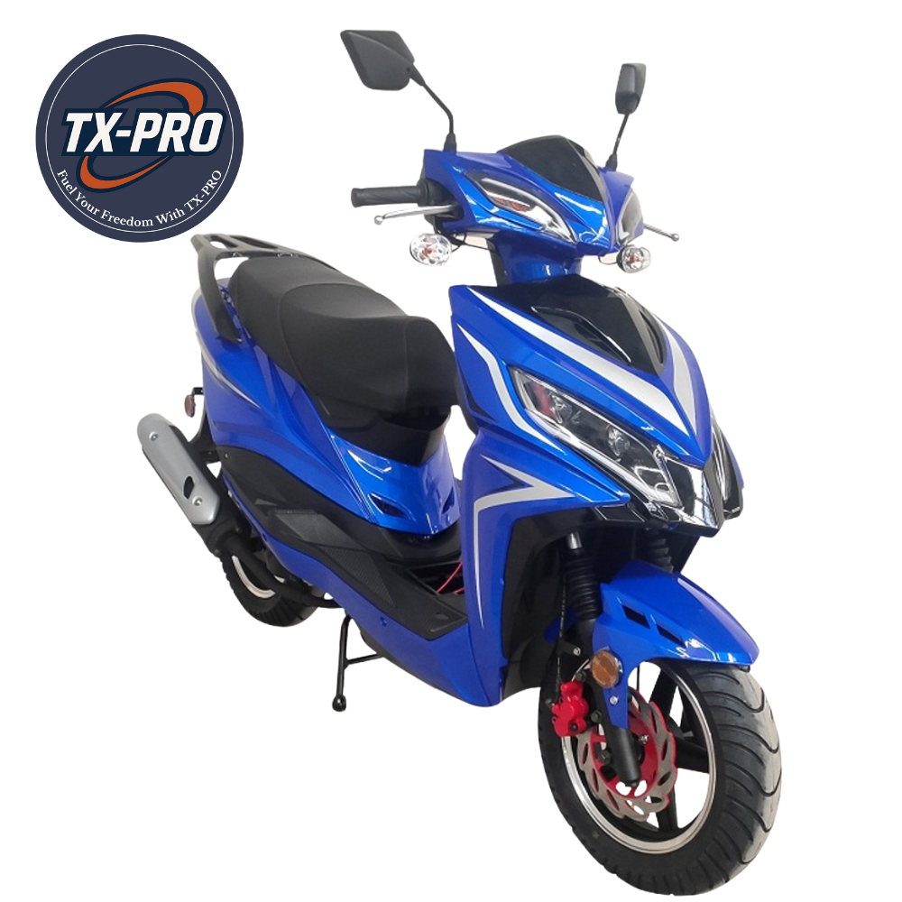 TX-PRO Trophy 50 Scooter, Air Cooled, 4 Stroke, Electric and Kick Start - Delivered Assembled & Tested + Free Perks