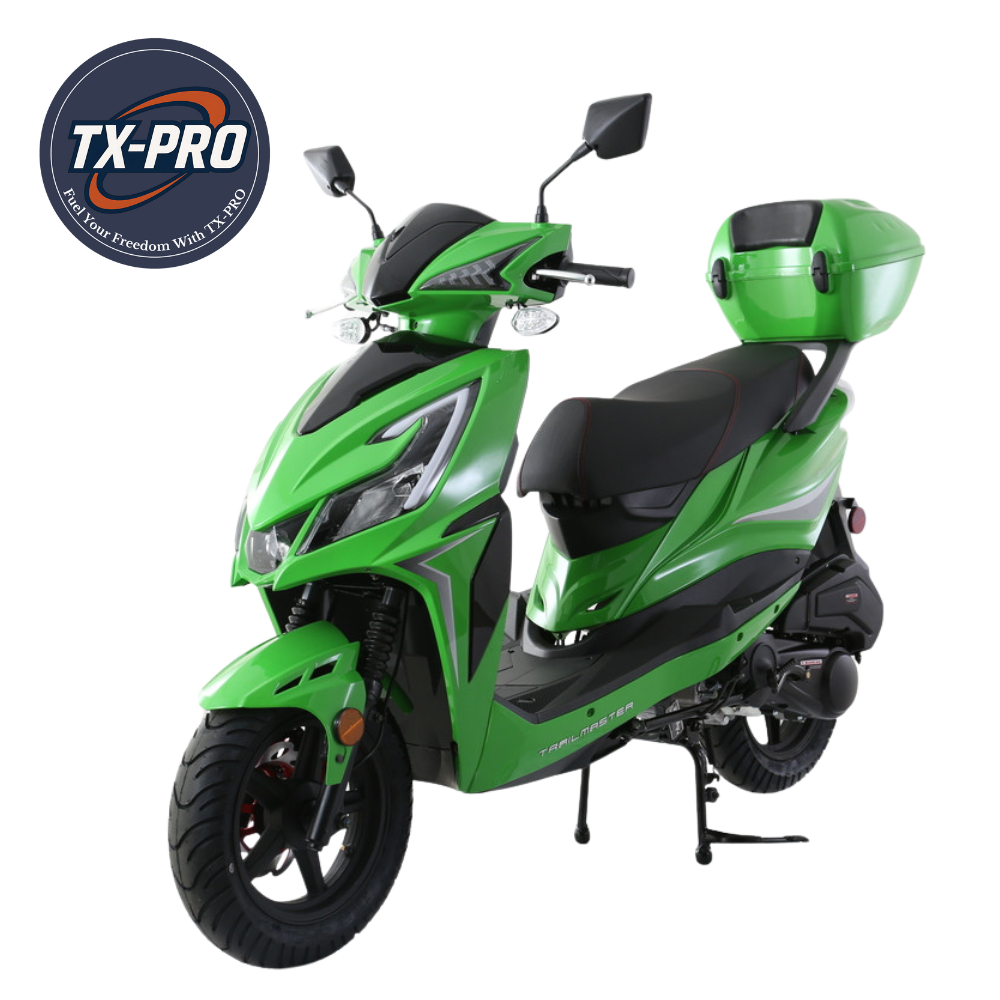 TX-PRO Trophy 150 Scooter 150cc Powerful & 4 Stroke, Air cooled - Delivered Assembled & Tested + Free Perks
