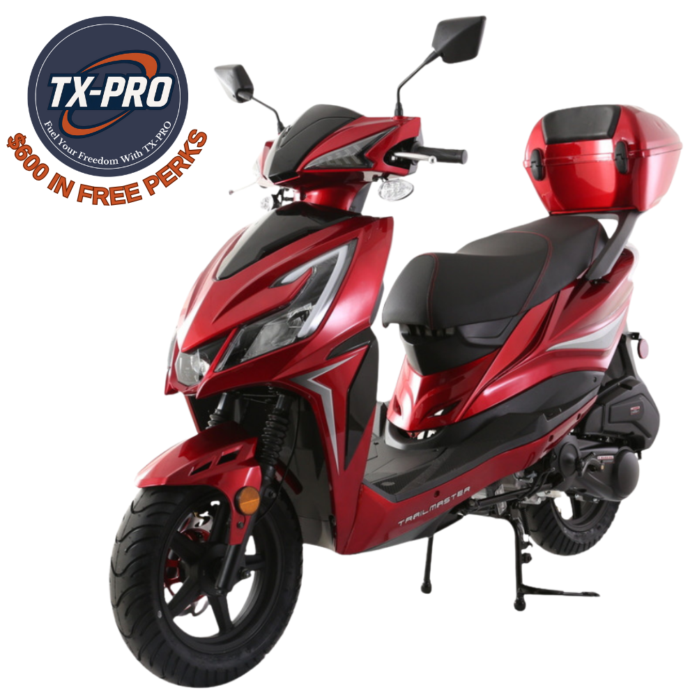TX-PRO Trophy 150 Scooter 150cc Powerful & 4 Stroke, Air cooled - Delivered Assembled & Tested + $600 Free Perks