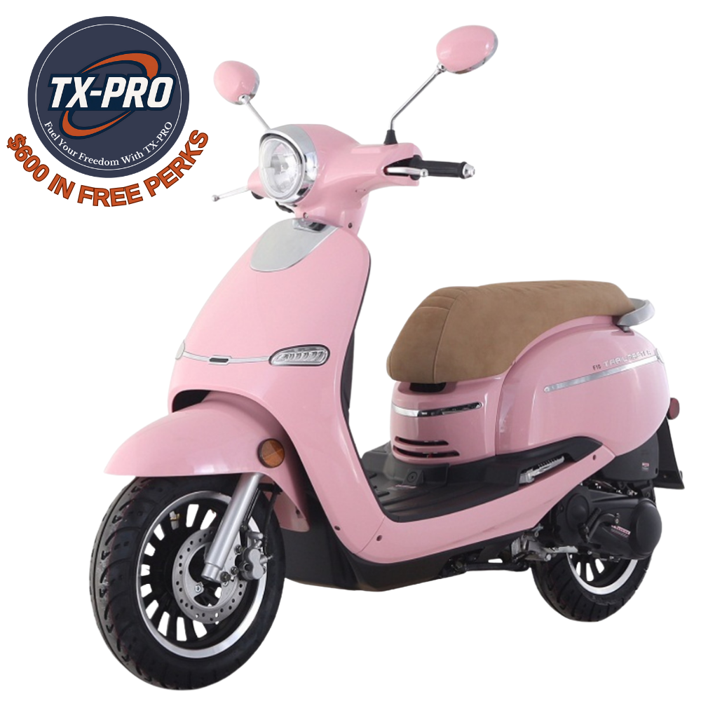TX-PRO Turino 50A Assembled Version Scooter, With Electric and kick start - Delivered Assembled & Tested + $600 Free Perks