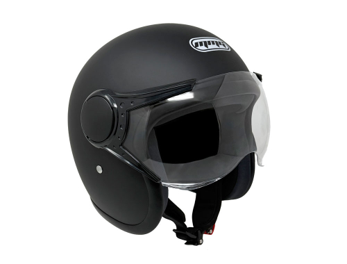 Open Face MMG Helmet. Model Jet Visor. Color: Matte Black *DOT APPROVED*