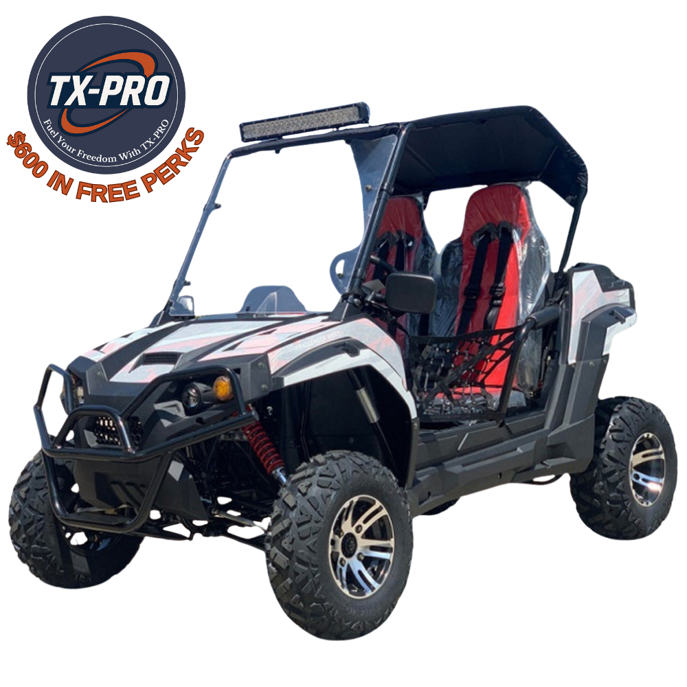 TX-PRO Challenger 200X Deluxe Youth UTV - Delivered Assembled & Tested + $600 Free Perks