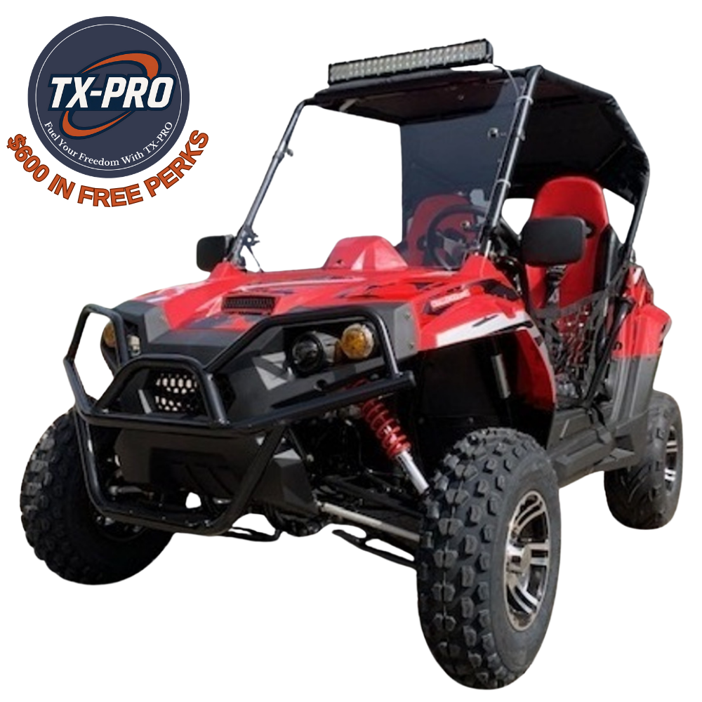 TX-PRO Challenger 200EX (EFI) UTV, Automatic CTV With Reverse - Delivered Assembled & Tested + $600 Free Perks
