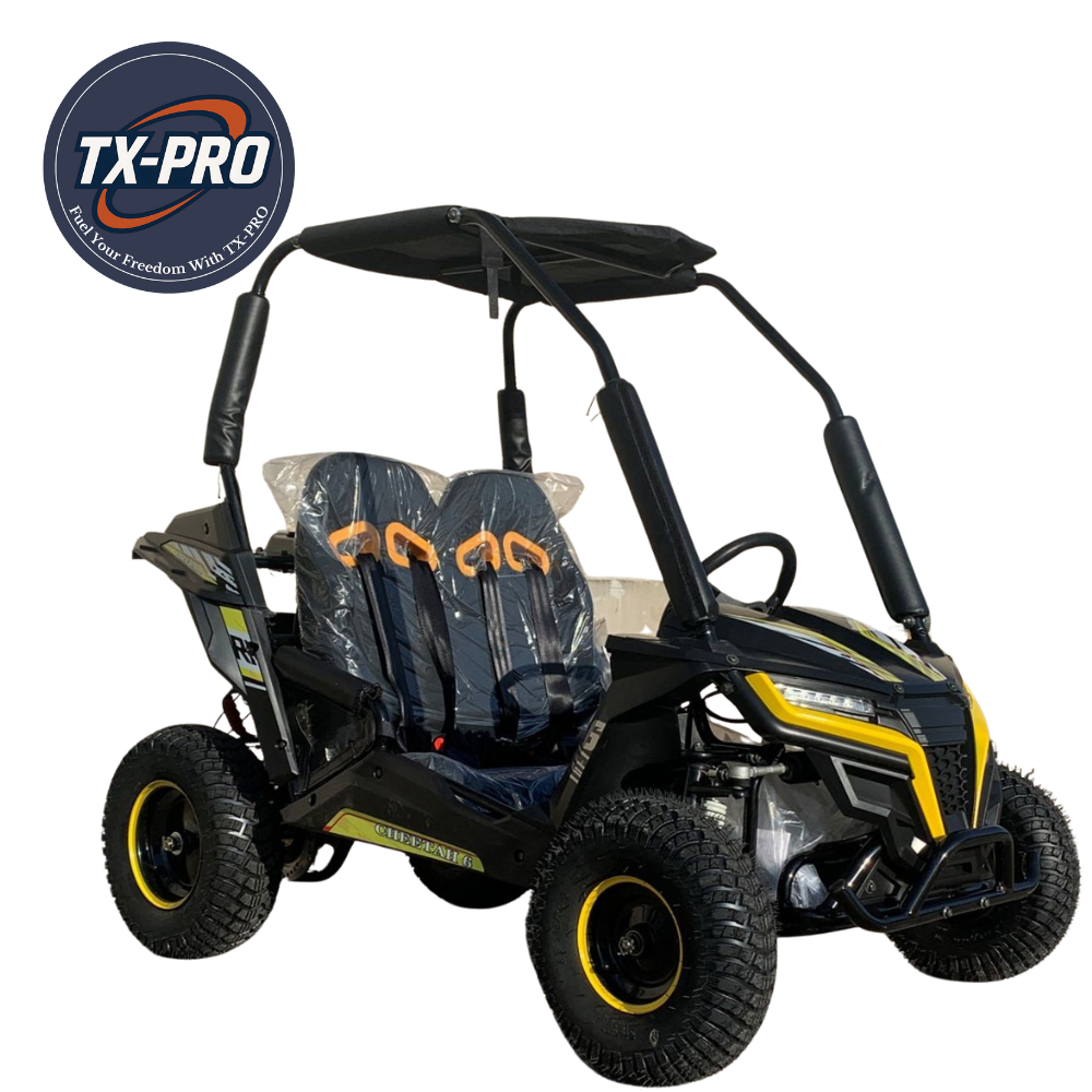 TX-PRO Cheetah 6 Kids Go Kart, 5.5hp E-start Remote Start/Kill with Reverse - Delivered Assembled & Tested + Free Perks