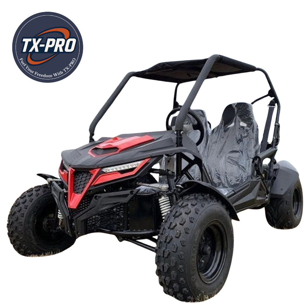TX-PRO Cheetah 200 Go kart, Upgraded rear end, high back seats, Full Welded Roll Cage - Delivered Assembled & Tested + Free Perks