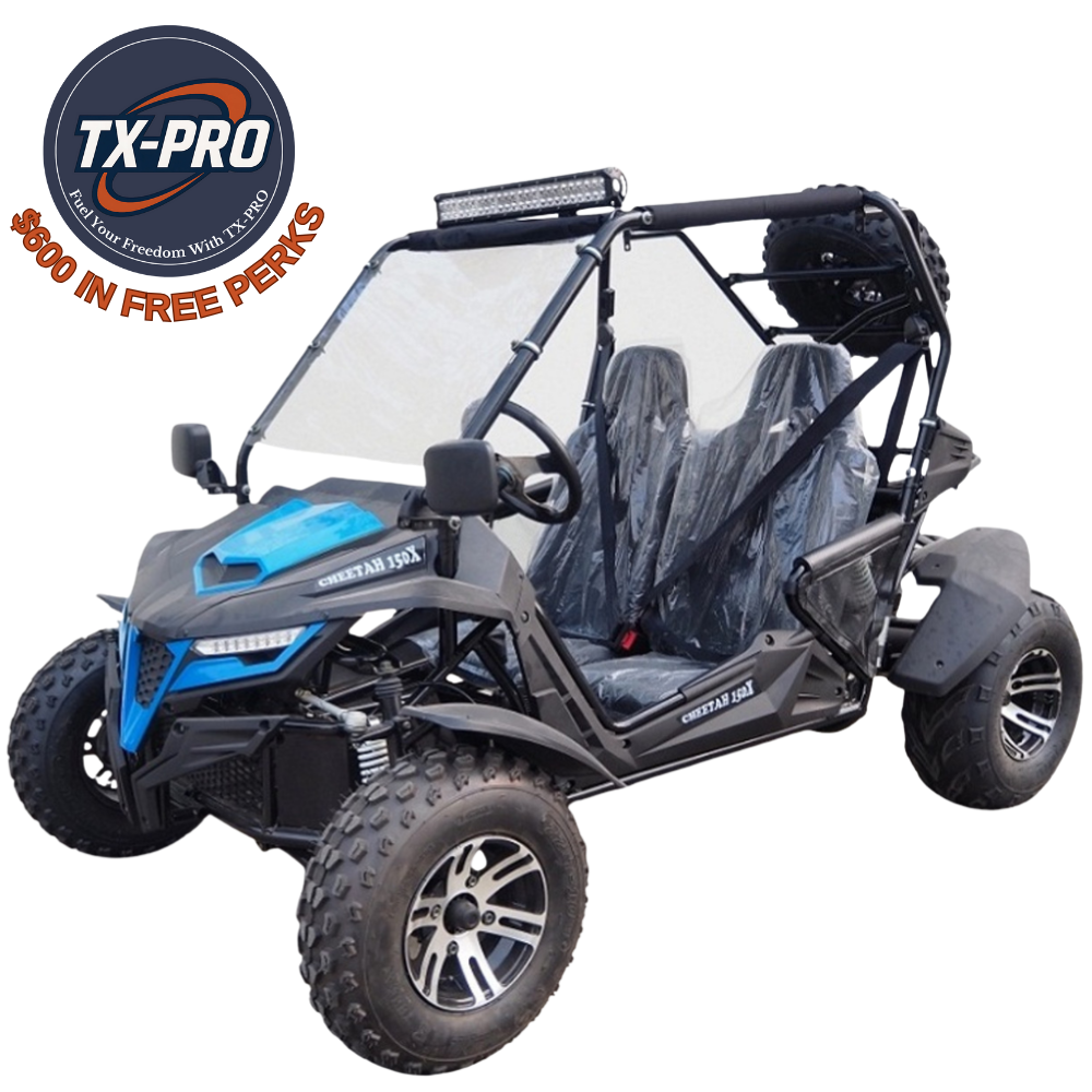 TX-PRO Cheetah 200X Deluxe Go Kart, 4-Stroke, Single Cylinder - Delivered Assembled & Tested + $600 Free Perks