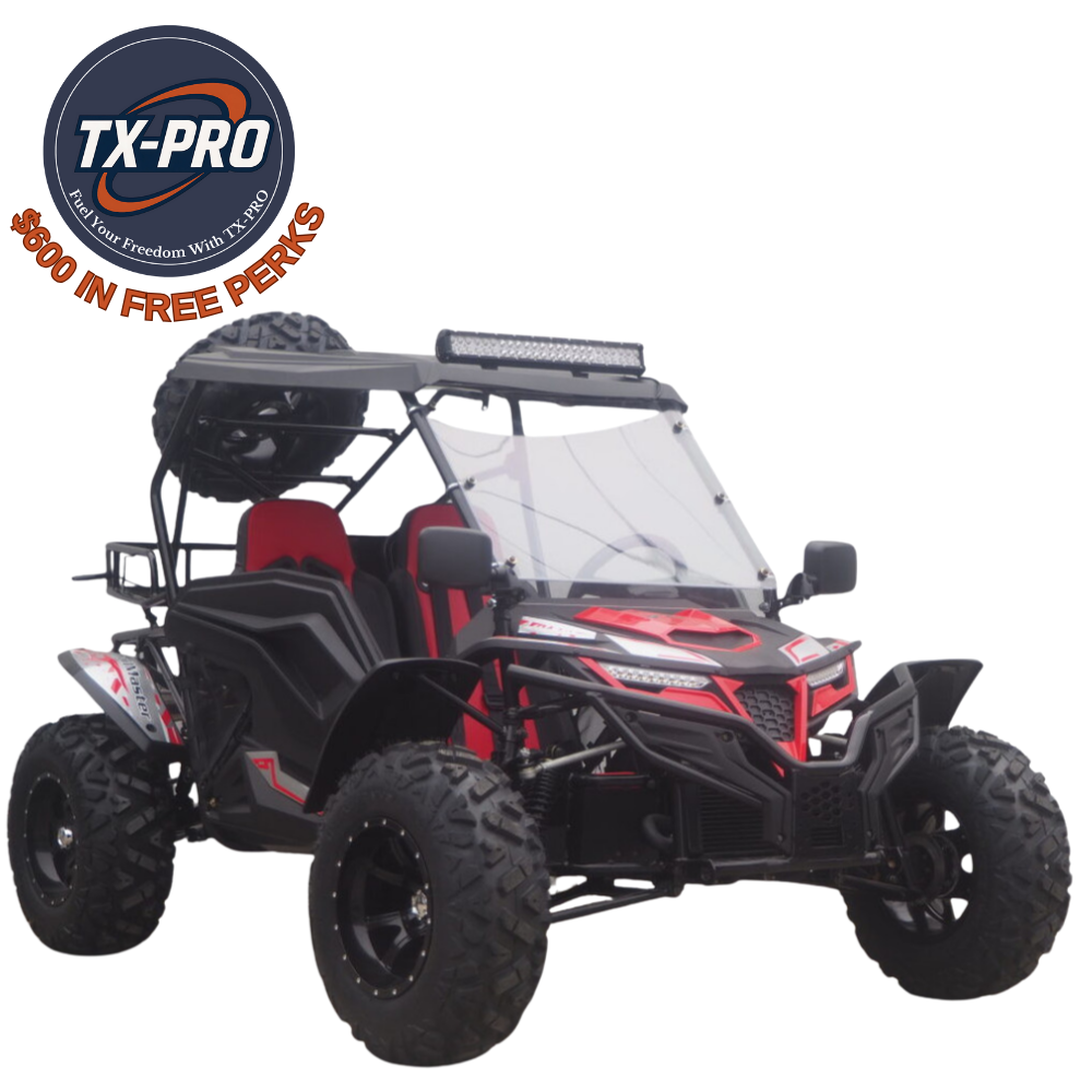 TX-PRO Cheetah 300Pro UTV EFI CVT Automatic with LED Light Bar, Windshield & Spare Tire - Delivered Assembled & Tested + $600 Free Perks