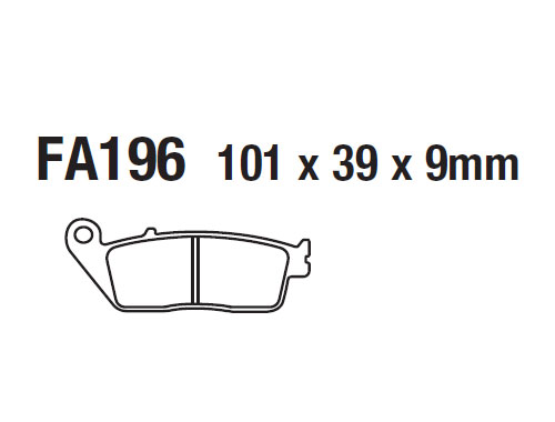 Brake Pads for HONDA NSS 300cc - For Full list of application Click here and Check Fitment