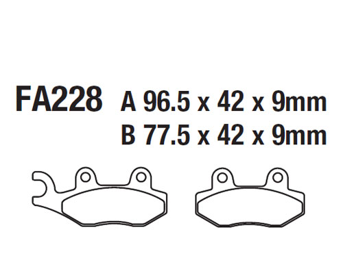 Brake Pads for ITALICA Krypto 250 - For Full list of application Click here and Check Fitment