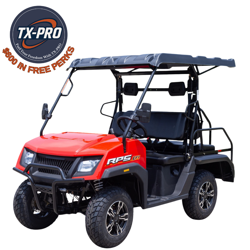 TX-PRO SSV300-G 200Cc Golf Cart, Single Cylinder, Four Stroke, Forced Air And Oil Cooling, Balance Shaft - Delivered Assembled & Tested + $600 Free Perks