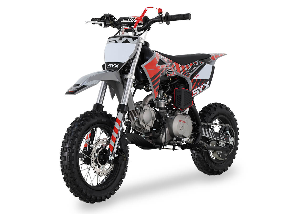 Ice Bear PAD90-V2 90cc Semi Auto Dirt Bike 4-Stroke, Disc Brakes