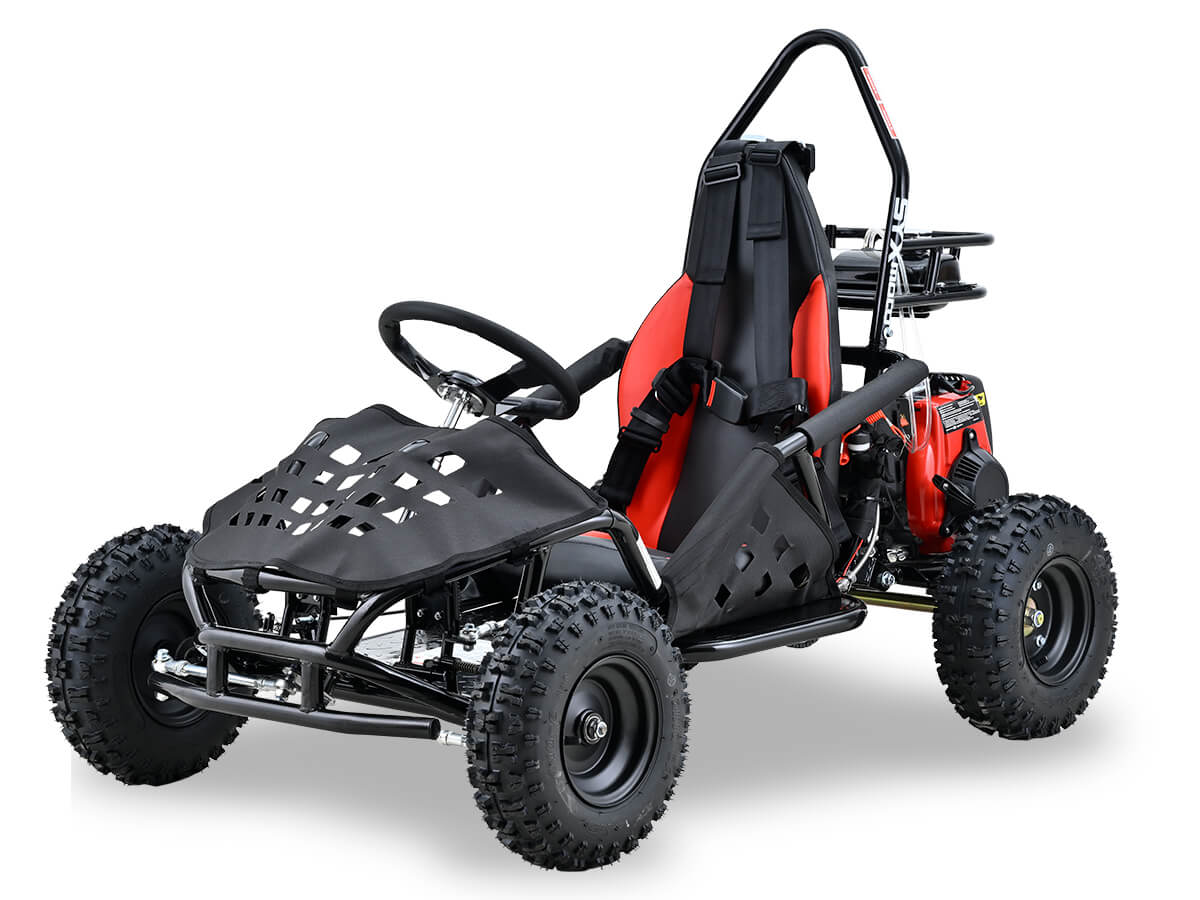 Ice Bear PAG50-1 49cc Kids Go Kart – Pull Start, Rear Disc Brakes