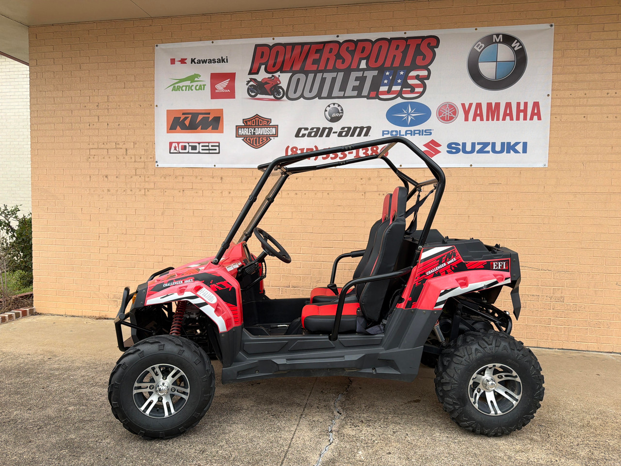 Display Model 2024 TrailMaster Challenger 200EX – 169cc EFI Youth Go-Kart