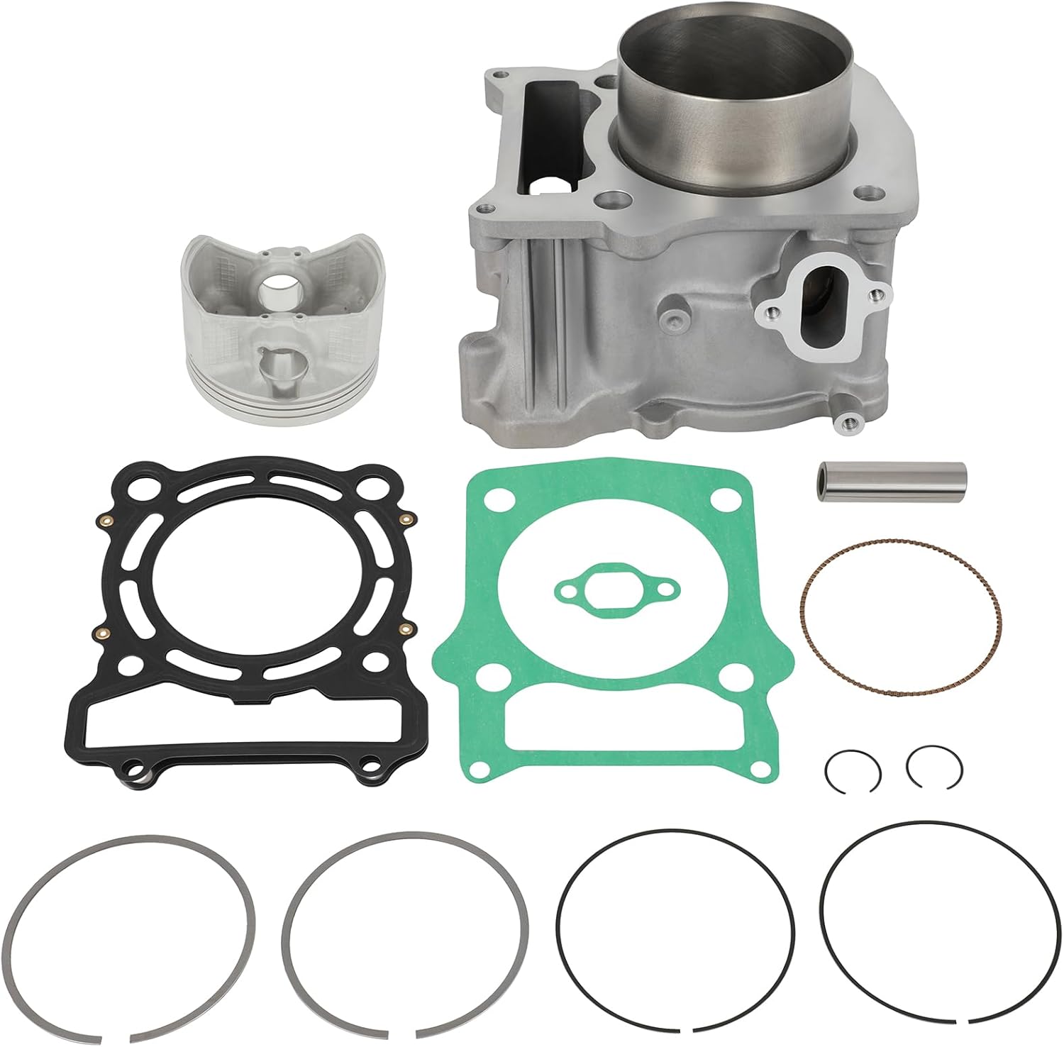 84.5mm 471cc Cylinder Piston Gasket Top End Rebuild Kit fit for HiSun, for MASSIMO, for Coleman, for Supermach ATV 500 2011, for Supermach UTV 500 2011, 12100-F18-0000 12250-004-000