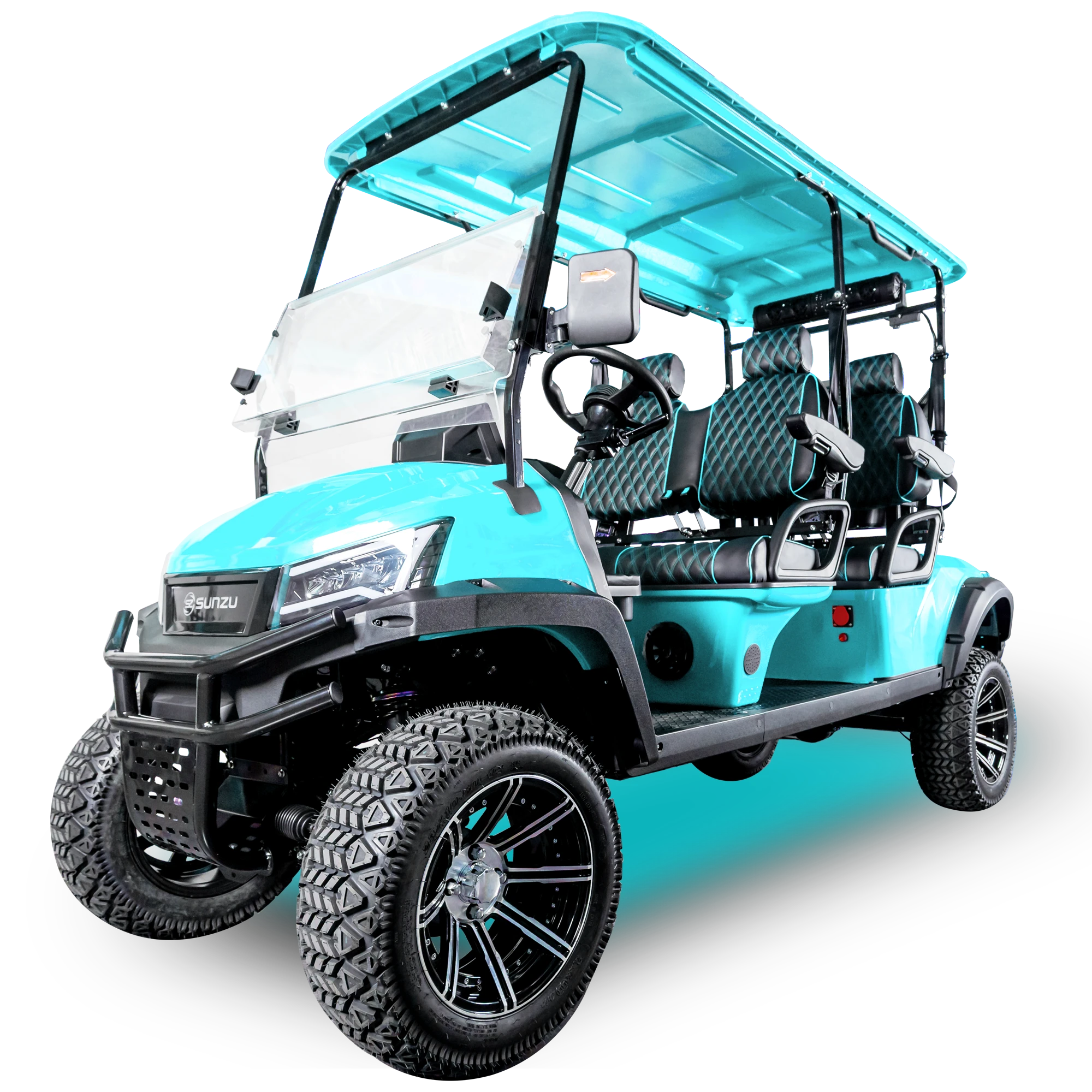 TrailMaster SUN X4F Lithium Golf Cart – 4 Passenger, 5KW, 48V 105Ah