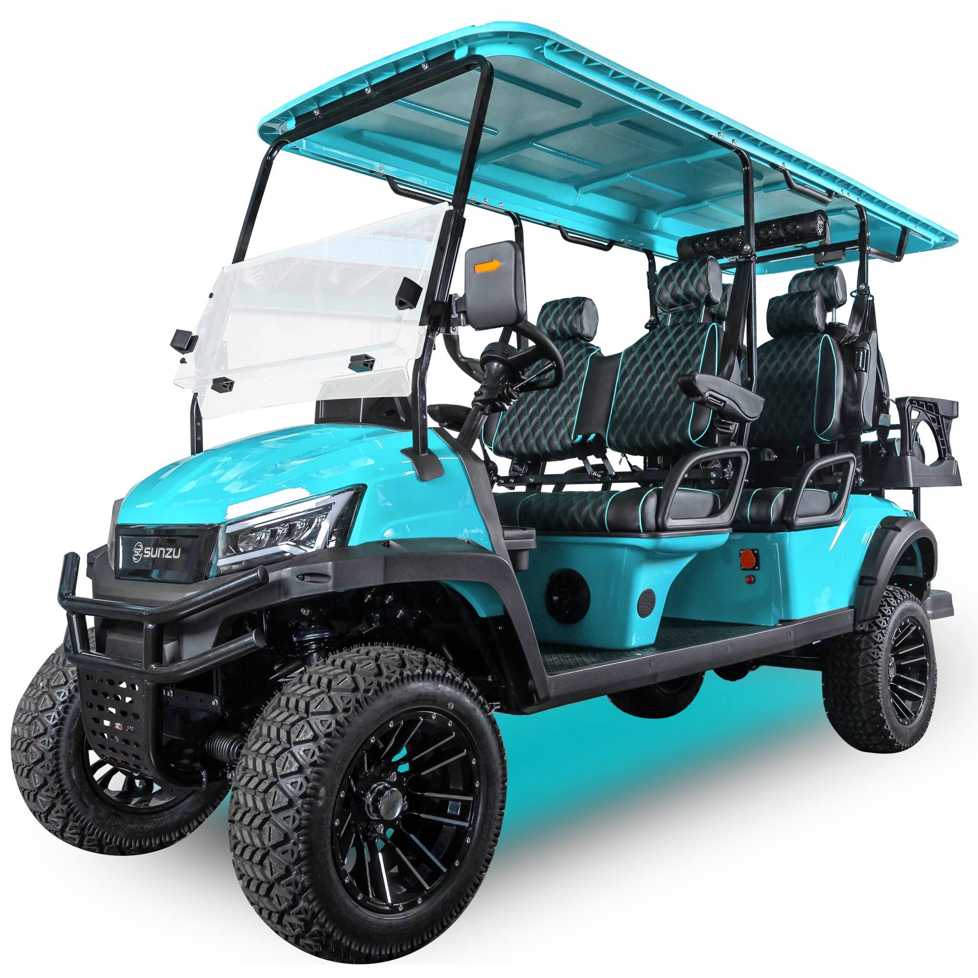 TrailMaster SUN X6 Lithium Golf Cart – 6 Passenger, 5KW, 48V 150Ah