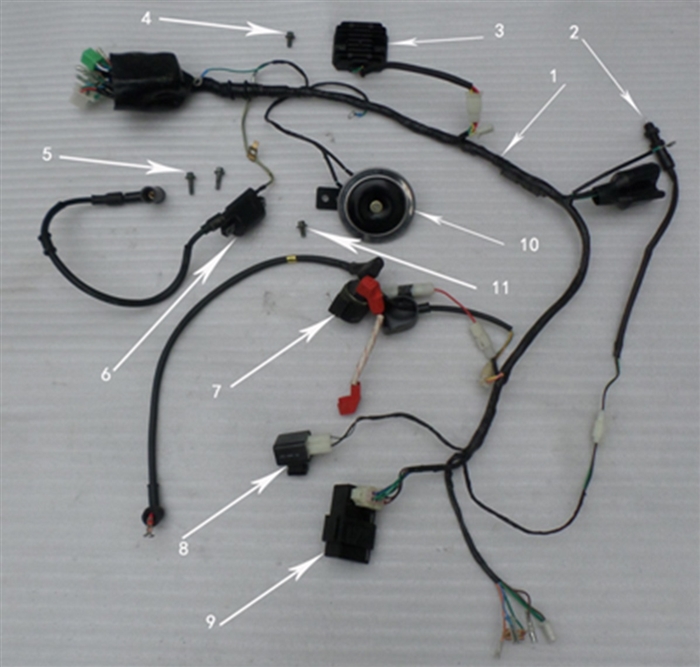 Buy parts for Hawk 250 Horn new