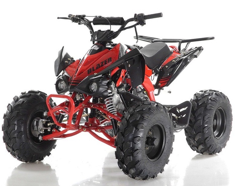 Apollo BLAZER 7 125cc ATV, 7" TIRE, Single Cylinder, Air Cooled, 4 Stroke - Fully Assembled and Tested