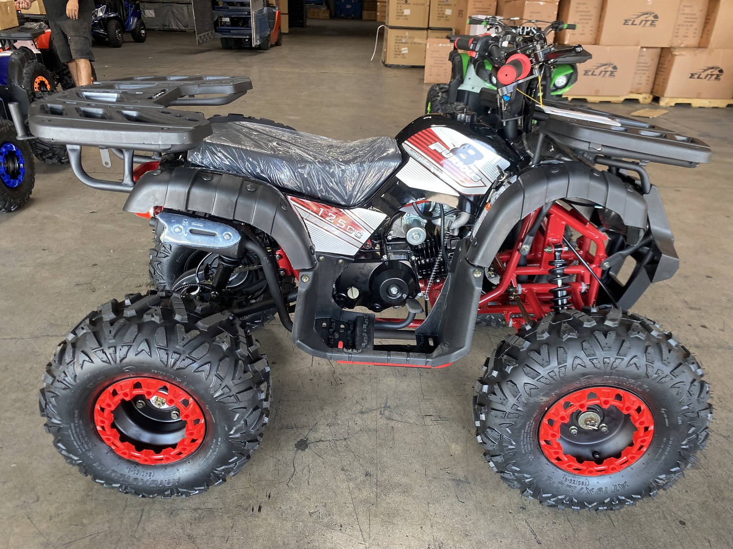 New Mini Desert (125ATV-U8SP) 125cc Atv, Air Cooling, Single Cylinder, 4 Stroke, Electric Start - Fully Assembled and Tested