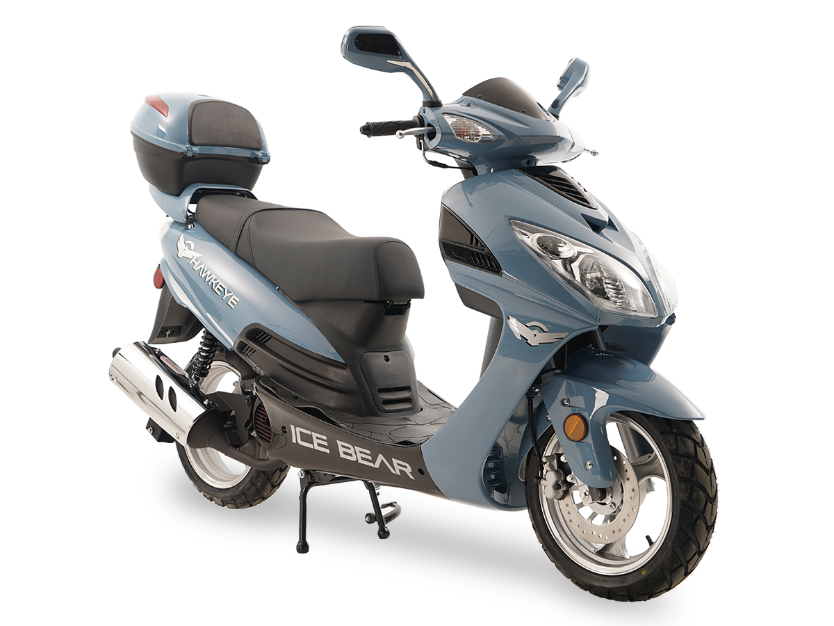2025 MODEL ICE BEAR HAWKEYE (PMZ150-3C) 150CC SCOOTER, AIR COOLED, AUTOMATIC, ELECTRIC AND KICK START