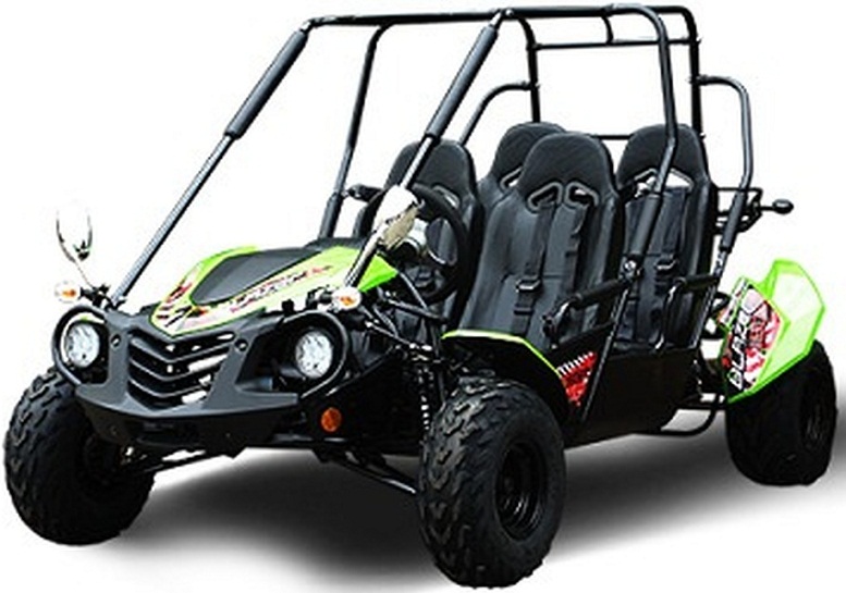 TrailMaster Blazer4 200X 200CC Family Size 4-Seater Go Kart, 4-Stroke, Single Cylinder, Air Cooled