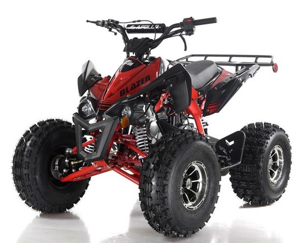 Apollo Blazer 9 DLX 125cc ATV, Full-Automatic With Reverse - Fully Assembled and Tested