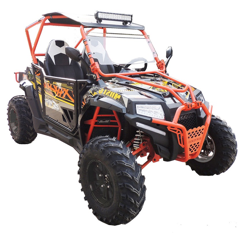 Vitacci -ATL Predator FX400 UTV, 311.4CC, Alloy Black Wheels, LED Light, 4-stroke, Two Chokes System /Automatic