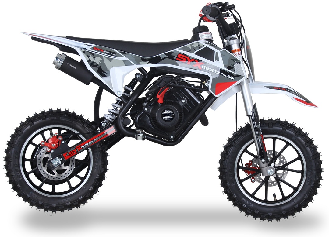 Ice Bear Mini 57.6cc (PAD50-3) Dirt Bike, Pull Start, 4-stroke Engine, automatic transmission