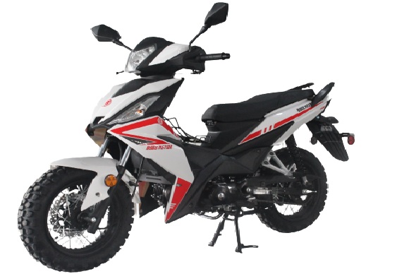 Dongfang Boss Motor 125cc (DF125RTF) Motorcycle Cross 125 , 4-Speed, Semi-Automatic, 13 Inch Wheel With Enduro Tire