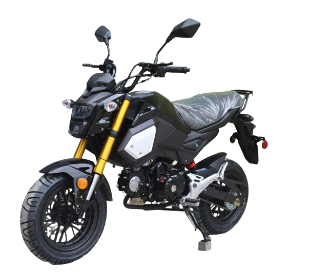 DongFang Vader 125cc (DF125RTR) Special Edition Motorcycle With Manual Transmission, Electric Start, Dual Headlights, Big 12" Wheels
