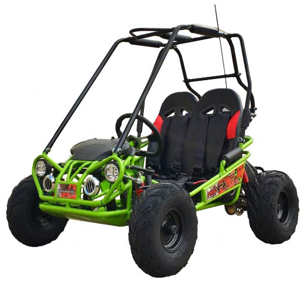 TrailMaster Mini XRX/R+ (Plus) Assembled version Upgraded Go Kart with Bigger Tires, Frame, Wider Seat