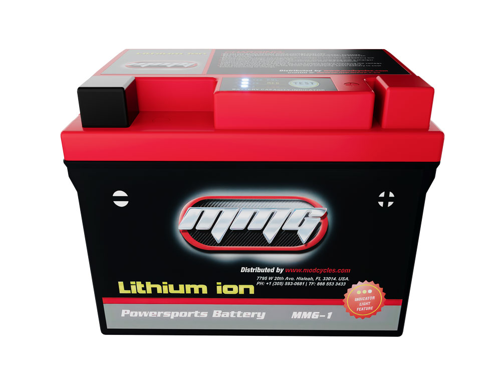 Lithium Battery MMG1 - Replaces: YTX4L-BS - YTX5L-BS. CCA: 120
