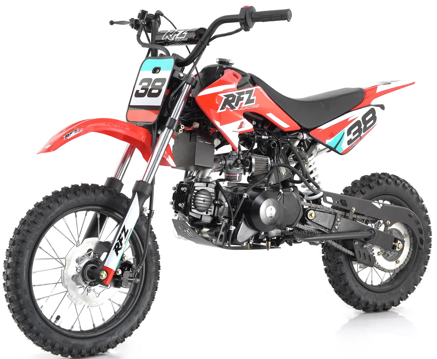 Apollo DB-38 110cc Dirt Bike, Fully Automatic, Electric Start, Air-Cooled