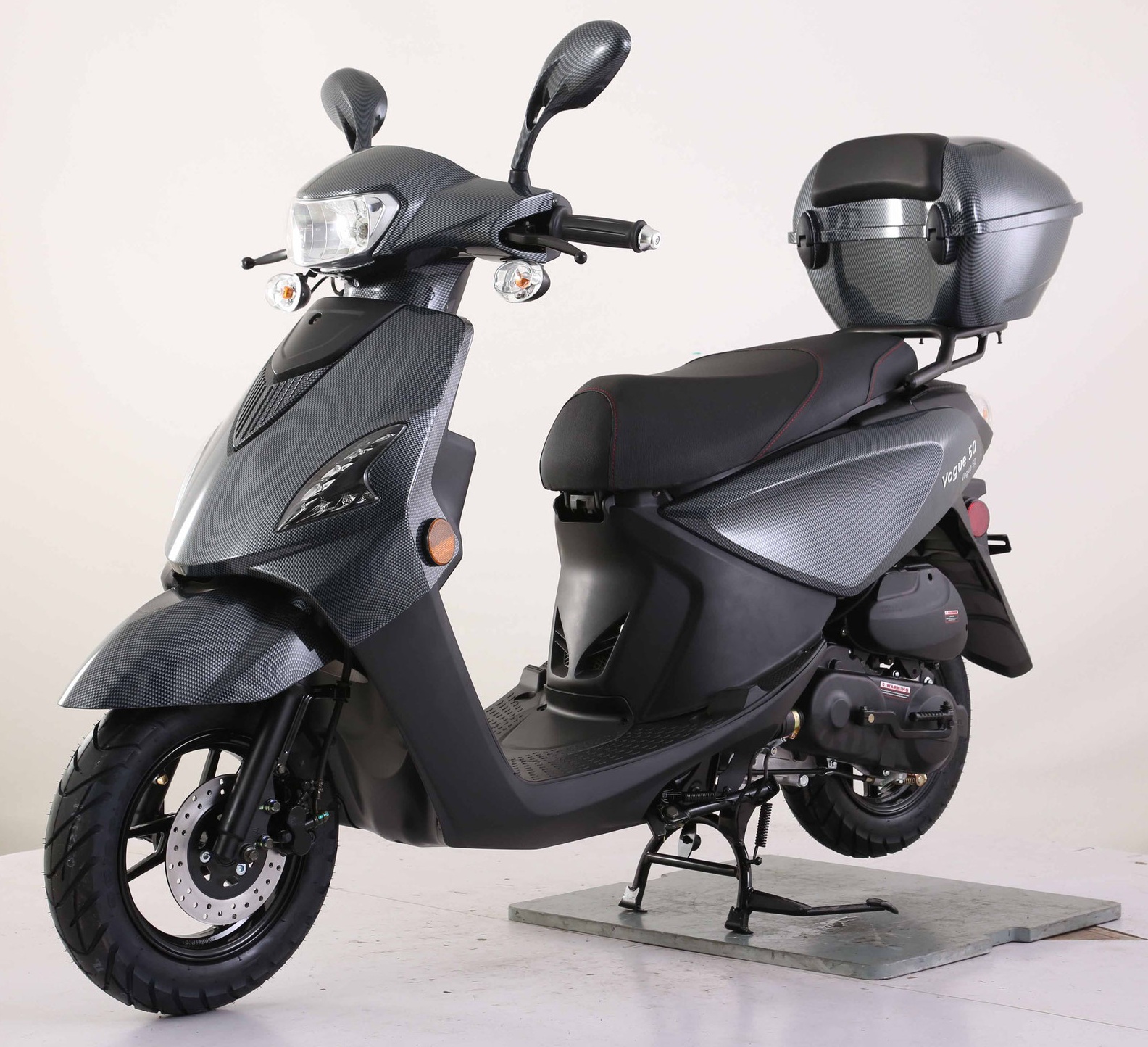 Vitacci Vogue 50Cc Scooter with Single Cylinder, 4 Stroke, Air-Cooled Engine and 10 Inch Aluminum Rims