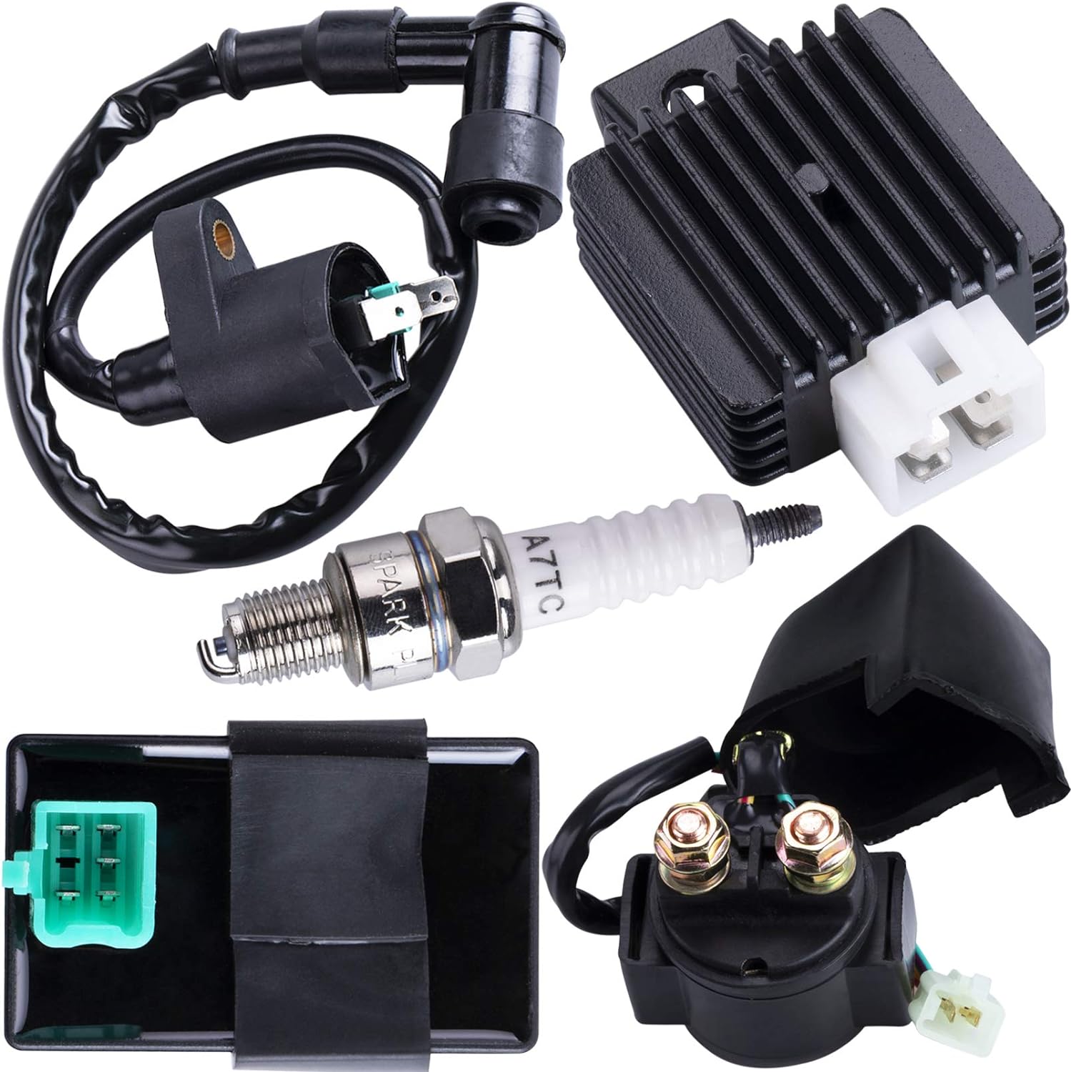 Ignition Coil 5-PIN CDI Box Solenoid 4-PIN | Txpowersports