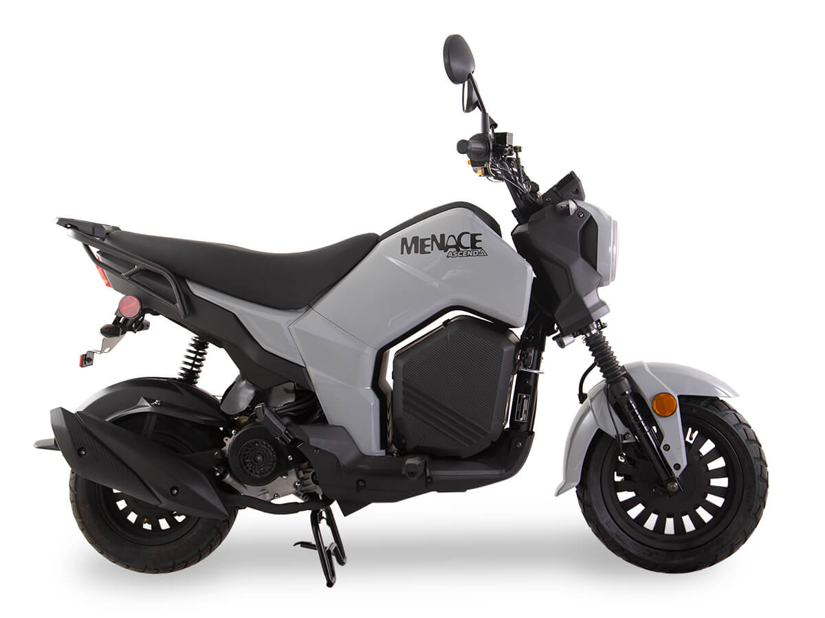 2025 Model Ice Bear Menace 50 (PMZ50-Z1) 50cc Motorcycle – Alloy Wheels, LED Lights, Digital Speedometer