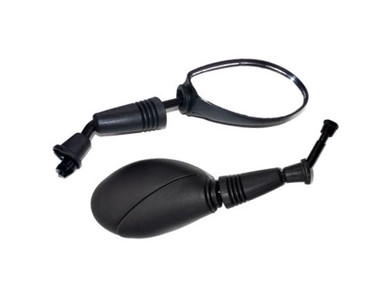 MYK Universal Mirror Set, 10mm RH/RH Thread - BLACK| Txpowersports.com