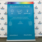 60x92 premium retractable banner stand graphic package  - Double Forte