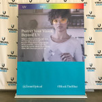 60x92 premium retractable banner stand graphic package  - Double Forte