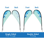 Teardrop Flag Printing