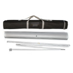 Economy 24" W x 78" H Retractable Banner Stand & Super Flat Graphic Package - banner stand hardware and carrying bag Economy 24" W x 78" H Retractable Banner Stand & Super Flat Graphic Package - banner stand hardware and carrying bag