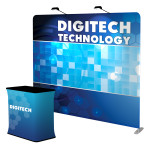 8ft Straight Tension Fabric Display 8ft Straight Tension Fabric Display