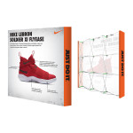 8ft Straight Velcro Fabric Pop-Up Display - Front and Back 8ft Straight Velcro Fabric Pop-Up Display - Front and Back