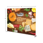 10ft Straight Tension Fabric Display (Replacement Graphics) 10ft Straight Tension Fabric Display (Replacement Graphics)