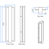 LED Exterior Wall Light 1*13W, 3000K-4000K-5000K