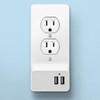 Wall Plate USB Charger - 2 USB Ports