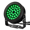 RGB Flood Light with Remote and Yoke Mount, 36 Watt, 2880 Lumens